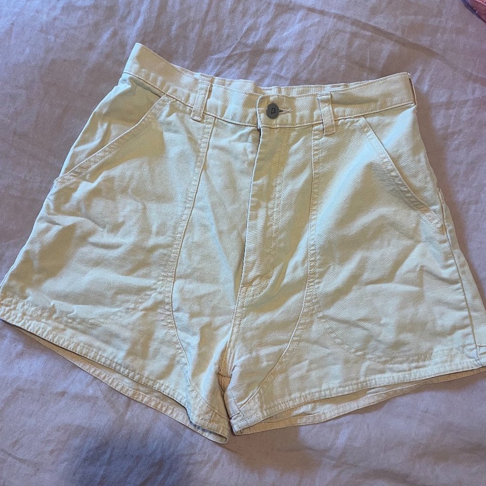 Vintage Yellow Patagonia Stand Up Shorts